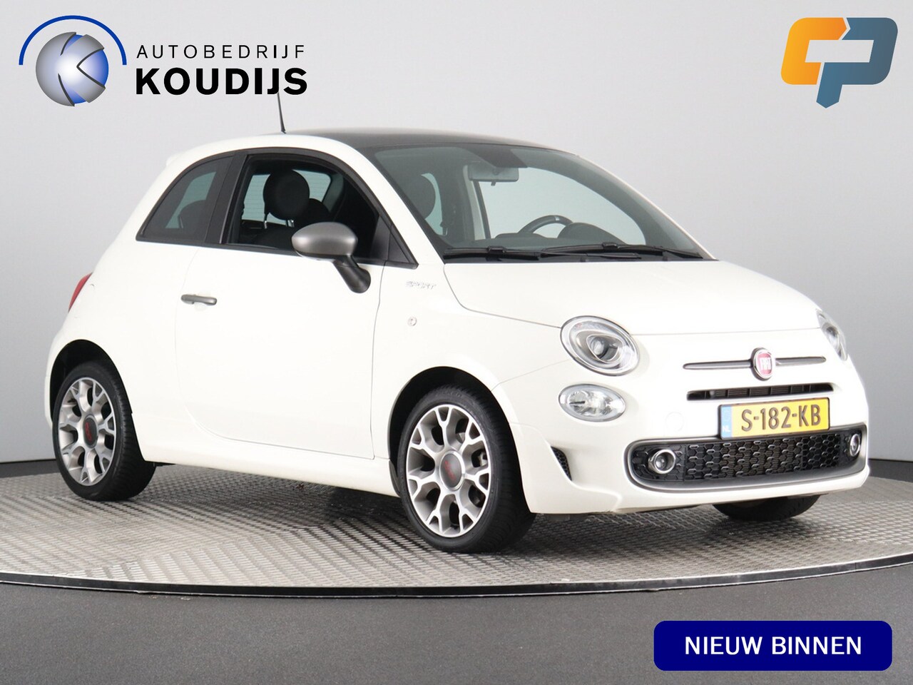 Fiat 500 - 1.0 Hybrid Sport 1.0 Hybrid Sport (Pano / Cruise / Carplay / Citys Steering) - AutoWereld.nl