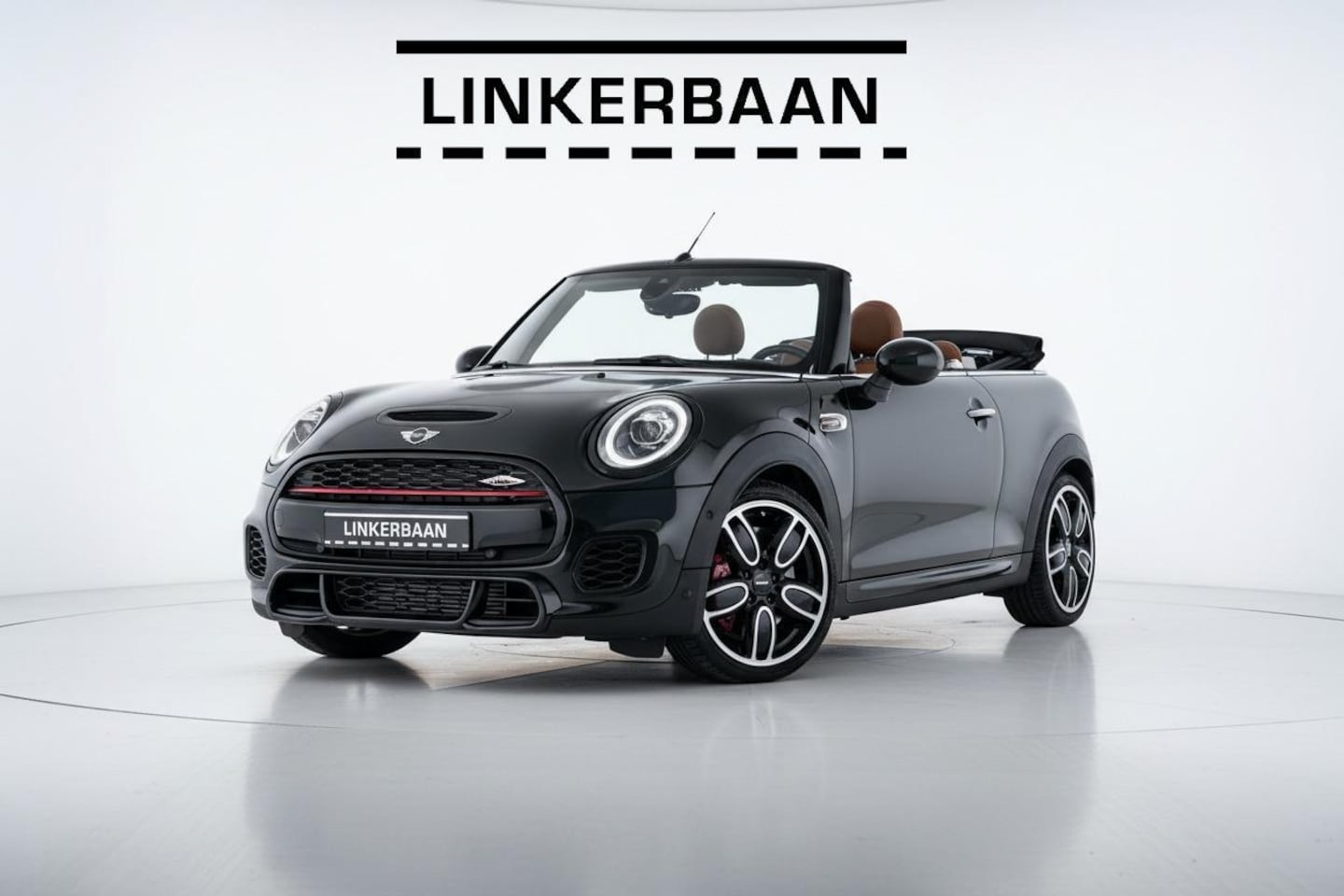 MINI Cabrio - 2.0 John Cooper Works | Vol opties | H&K | Head Up | Leder | 18 inch | - AutoWereld.nl