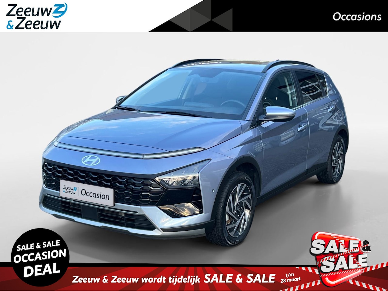 Hyundai Bayon - 1.0 T-GDI Premium Sky | Elektrisch schuif-/kanteldak | Navigatie | Camera | Parkeersensor - AutoWereld.nl