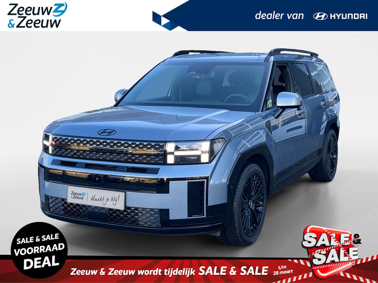 Hyundai Santa Fe - 1.6 T-GDI PHEV Black Line 4WD 7p. | Direct Leverbaar - AutoWereld.nl