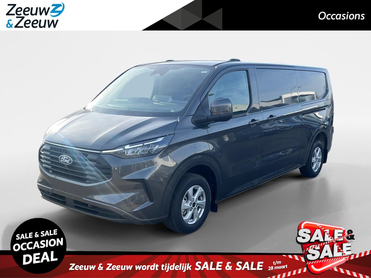 Ford Transit Custom - 320 2.0 TDCI L2H1 Limited 150 pk 150 pk | Achteruitrijcamera | 3-zits | Parkeersensoren | - AutoWereld.nl
