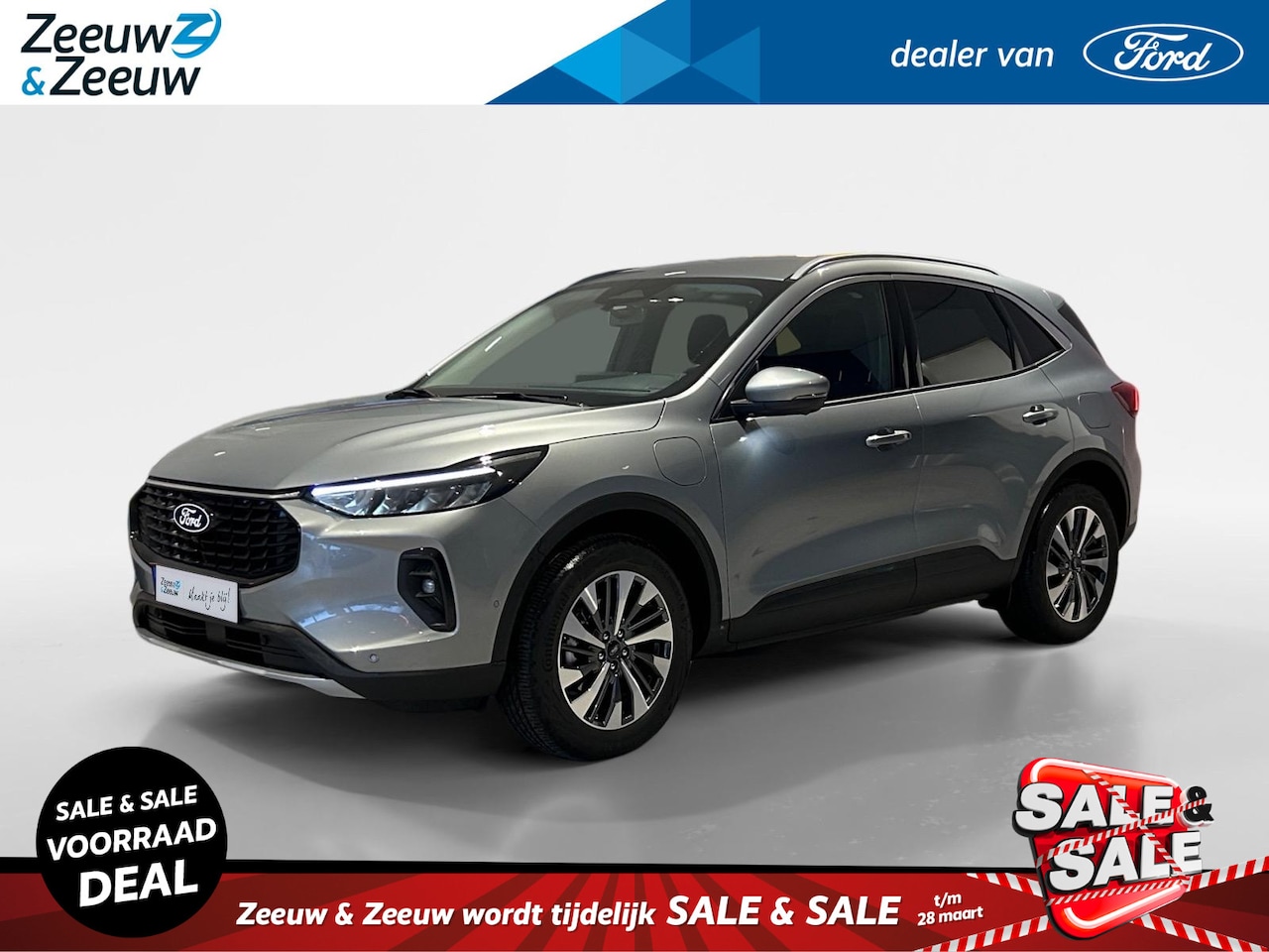 Ford Kuga - 2.5 PHEV Titanium 243pk automaat | €4.000.- korting | 0,99% rente | Nieuw te bestellen | N - AutoWereld.nl