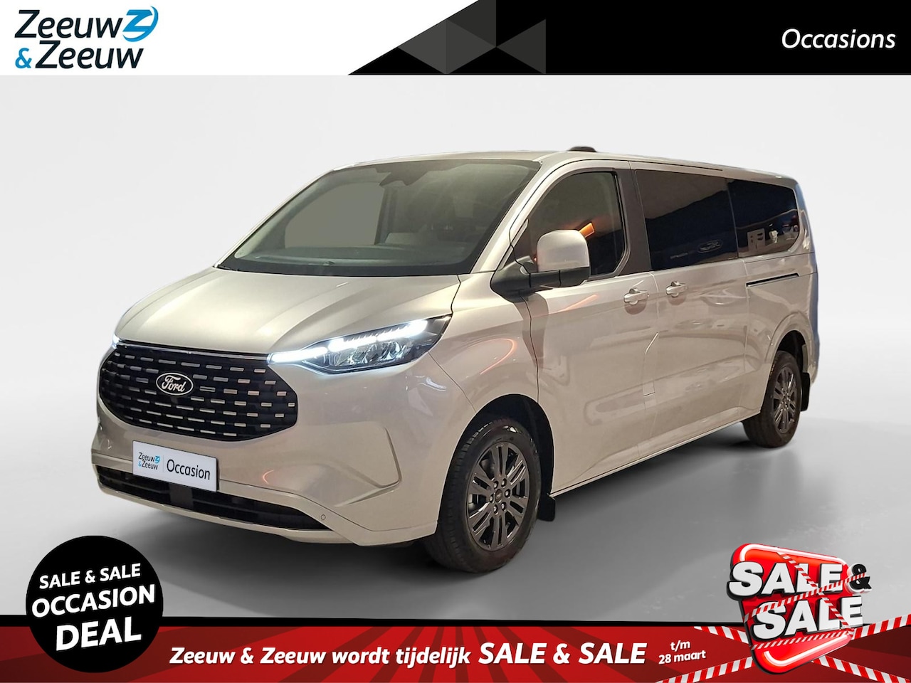 Ford Model T - Custom 340 2.5 PHEV L2H1 Titanium 233 pk  Automaat | 9-persoons | Apple Car Play & Android - AutoWereld.nl