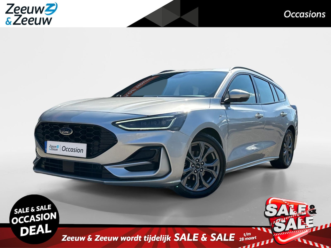 Ford Focus Wagon - 1.0 EcoBoost Hybrid ST Line | Drive Assistance Pack | BLIS | Adaptive Cruise Control | Cam - AutoWereld.nl