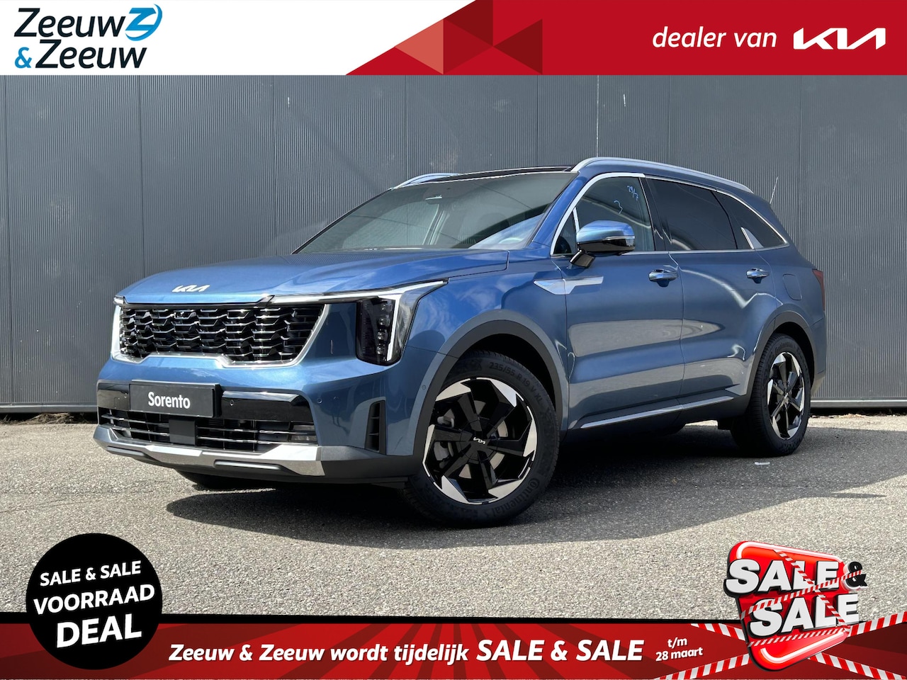 Kia Sorento - 1.6 T-GDi Plug-in Hybrid 4WD ExecutiveLine 7 pers NU MET €3000,- inruilpremie | Dodehoekca - AutoWereld.nl