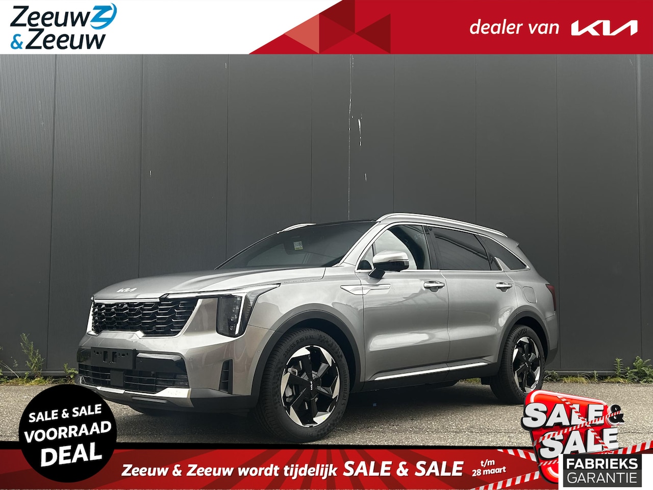 Kia Sorento - 1.6 T-GDI Plug-in Hybrid 4WD ExecutiveLine 7p. NU MET €3000,- inruilpremie | NIEUW TE BEST - AutoWereld.nl