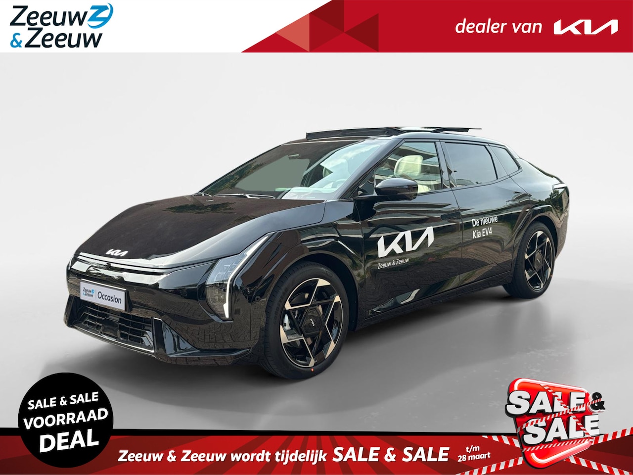 Kia EV4 Fastback - GT-PlusLine 81.4 kWh | NIEUW MODEL | 204 pk | 612 km actieradius | NU €3500,- Inruilpremie - AutoWereld.nl