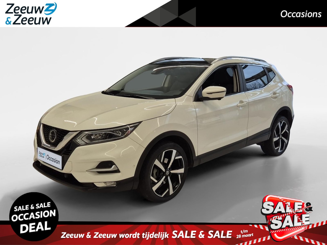 Nissan Qashqai - 1.3 DIG-T Tekna | Lederen Bekleding | Cruise Control | Climate Control | 360° Camera | Nav - AutoWereld.nl
