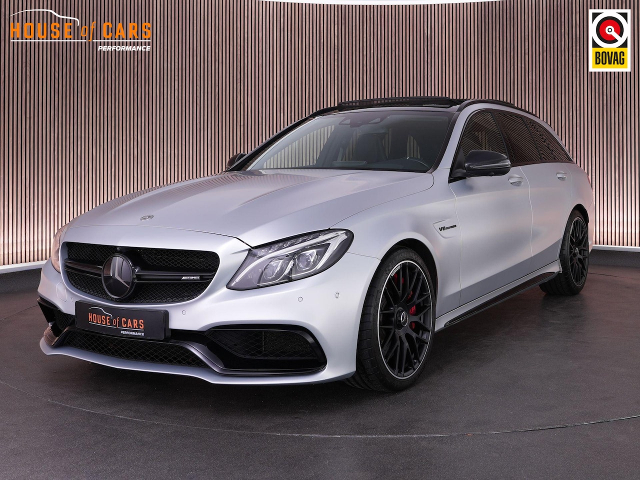 Mercedes-Benz C-klasse Estate - 510pk 63S AMG |dealer onderhouden|bucket seats|driver's package|panoramadak|Burmester|head - AutoWereld.nl
