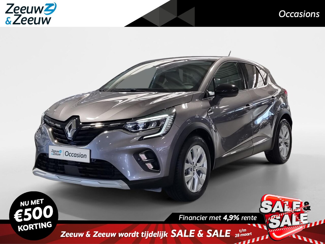 Renault Captur - 1.6 E-Tech Hybrid 145 Intens * Automaat * Cruise Control * Climate Control * Carplay * LM - AutoWereld.nl