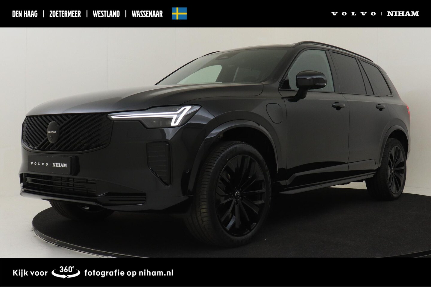 Volvo XC90 - II T8 PLUG-IN HYBRID AWD ULTRA BLACK EDITION -PANO.DAK|BOWERS&WILKINS|LUCHTVERING|360°CAM| - AutoWereld.nl