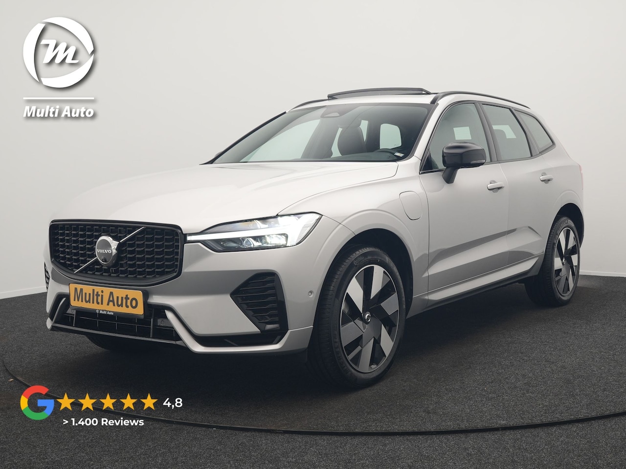 Volvo XC60 - T6 AWD Plus Dark LONG RANGE Plug In Hybrid 350pk Dealer O.H PHEV | Panodak | Adaptive Crui - AutoWereld.nl