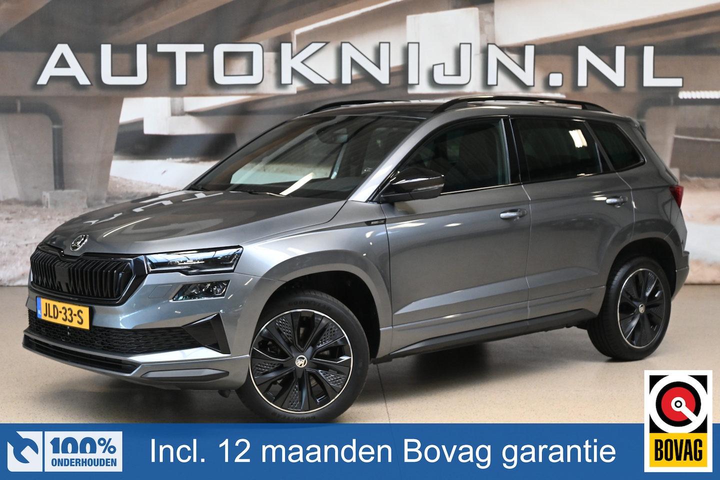 Skoda Karoq - 1.5 TSI 150pk Sportline Business | ACC | Matrix LED | Keyless | 100% (Dealer) onderhouden - AutoWereld.nl