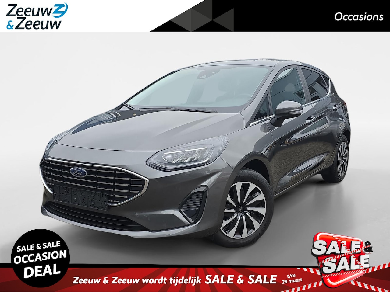 Ford Fiesta - 1.0 EcoBoost Titanium | Android Auto/ Apple Carplay | Winterpakket | Parkeersensoren achte - AutoWereld.nl