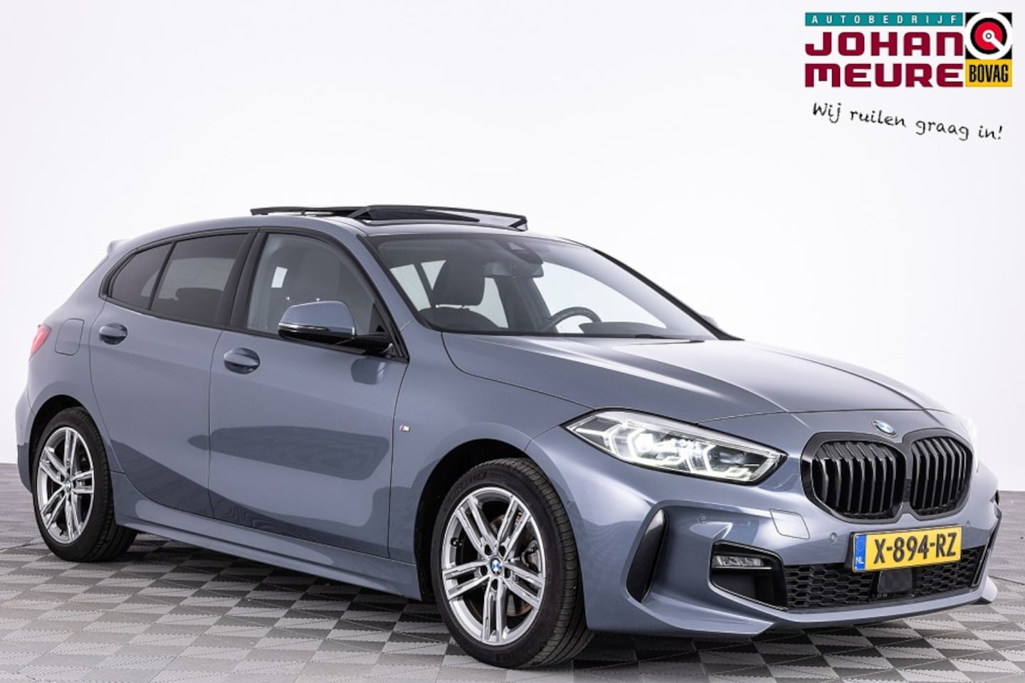 BMW 1-serie - 118 i M-Sport Edition | PANORAMADAK | Half LEDER - AutoWereld.nl