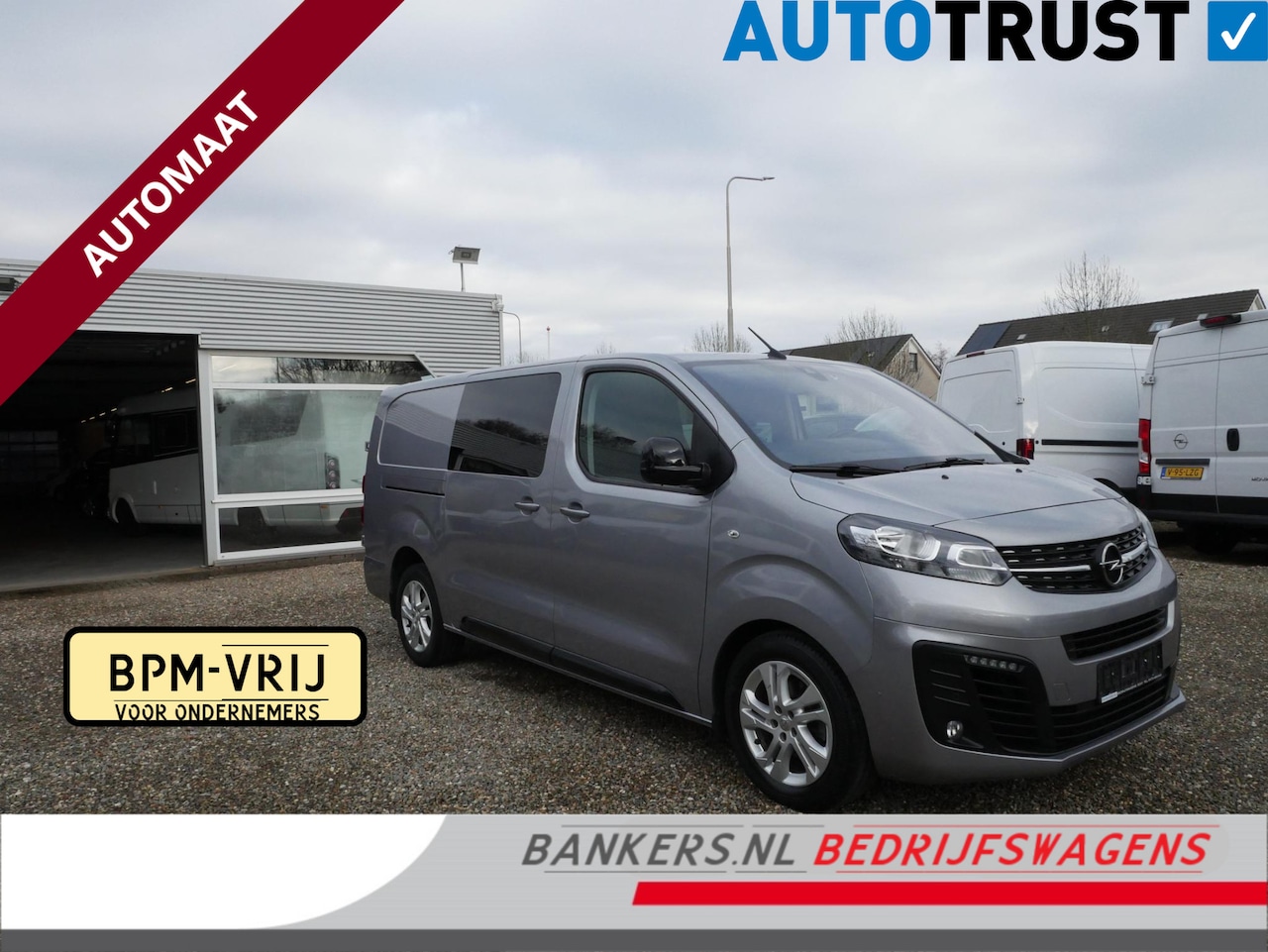 Opel Vivaro - 2.0 CDTI 150PK, L3, Dubbel cabine, Airco, 2 x Schuifdeur - AutoWereld.nl