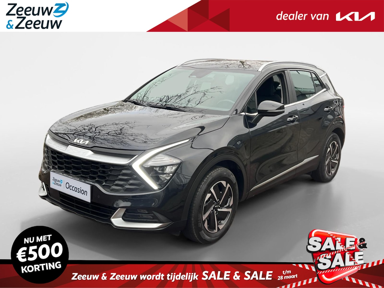 Kia Sportage - 1.6 T-GDi Hybrid DynamicLine Dealer onderhouden | Navigatie | Achteruitrijcamera | PDC voo - AutoWereld.nl