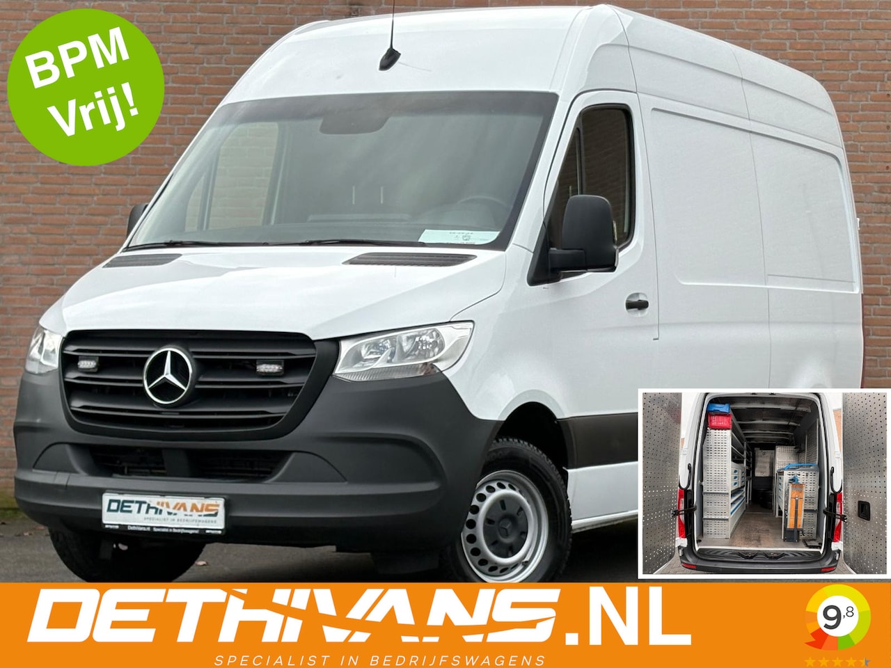 Mercedes-Benz Sprinter - 316CDI 164PK L2H2 7G-Tronic / Complete werkplaats / Sortimo - AutoWereld.nl