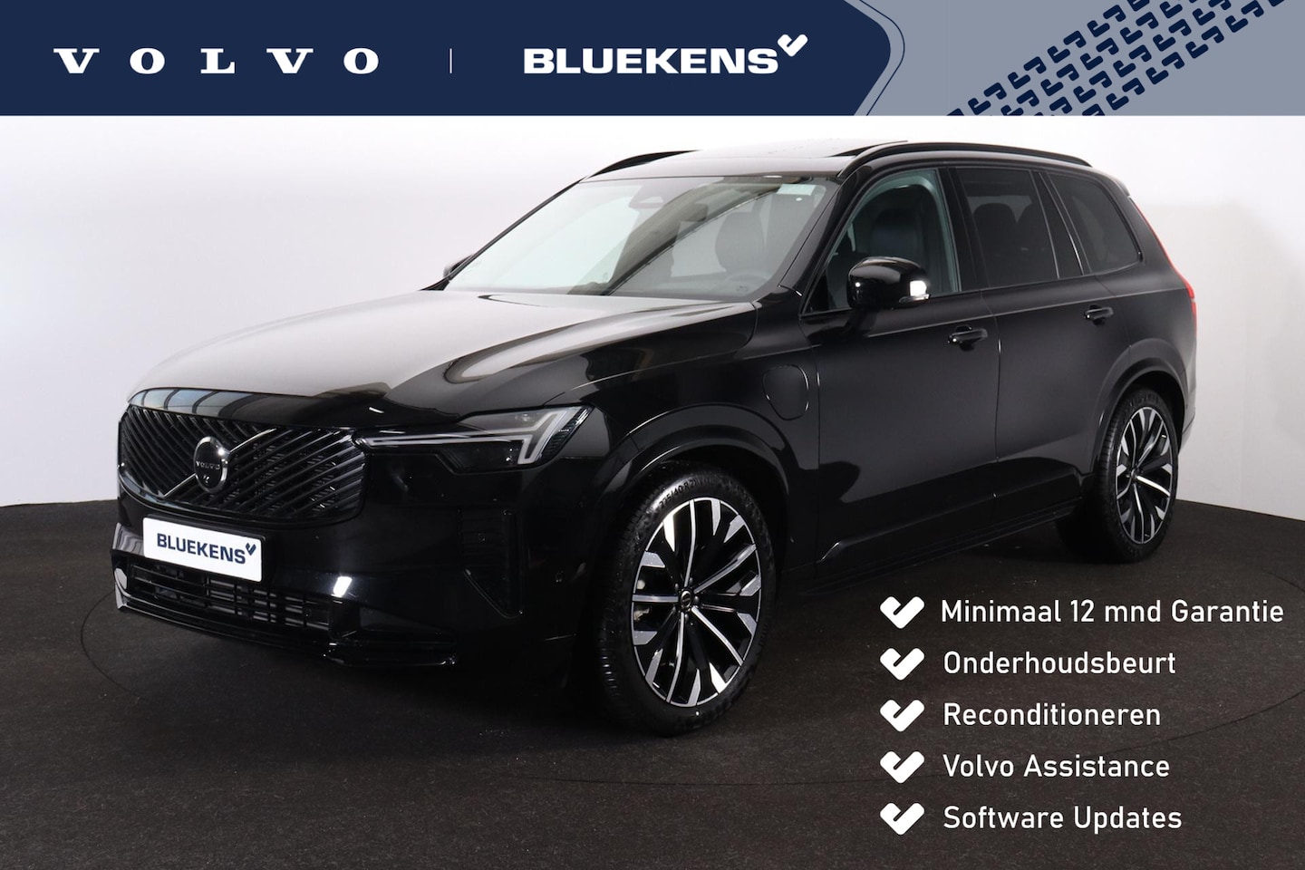 Volvo XC90 - T8 Recharge AWD Ultra Dark - Luchtvering - Panorama/schuifdak - IntelliSafe Assist & Surro - AutoWereld.nl