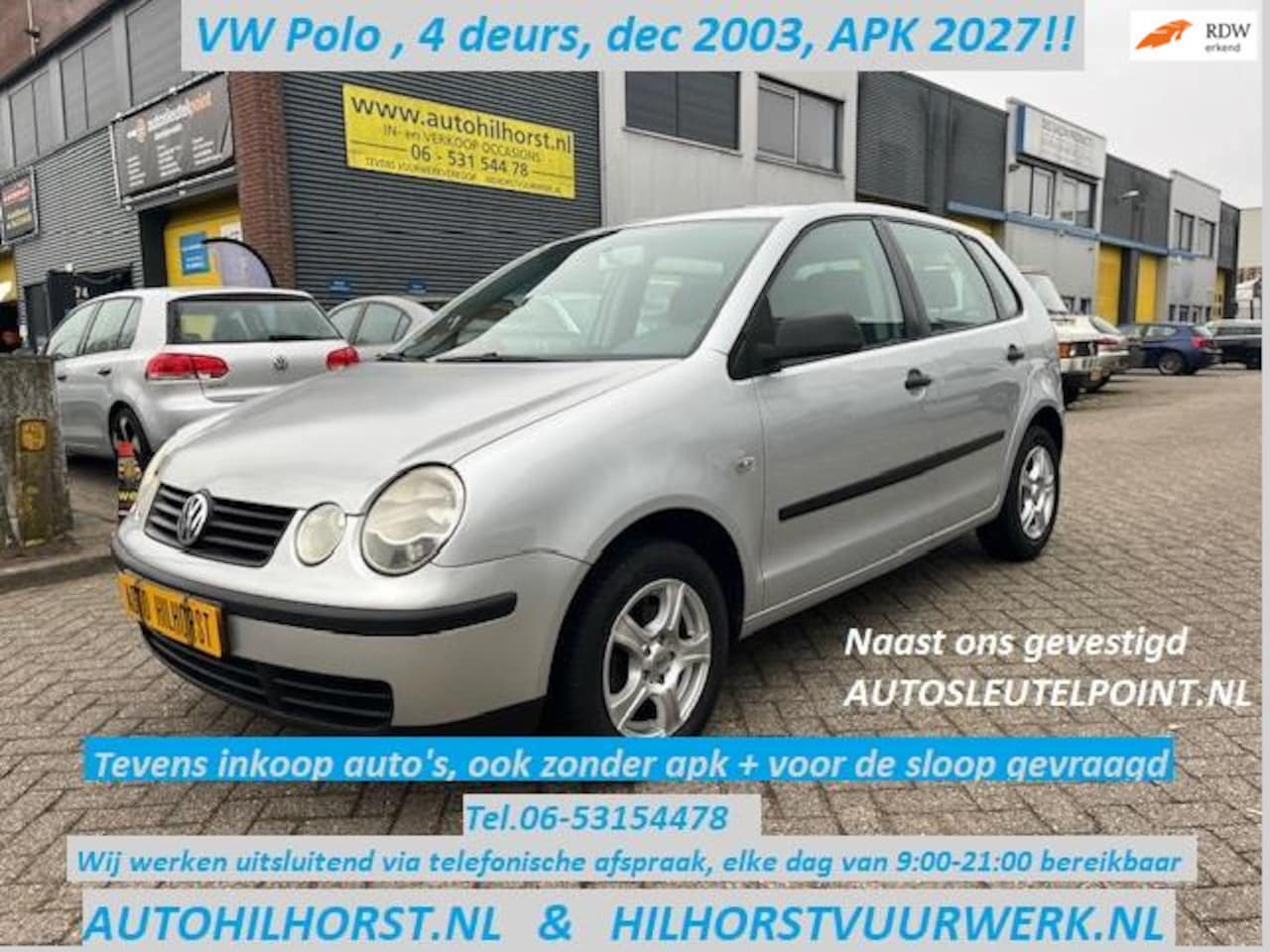 Volkswagen Polo - 1.2-12V Comfortline 1.2-12V Comfortline, 5 deurs bj bijna 2004, apk 2027!!, zie foto's - AutoWereld.nl