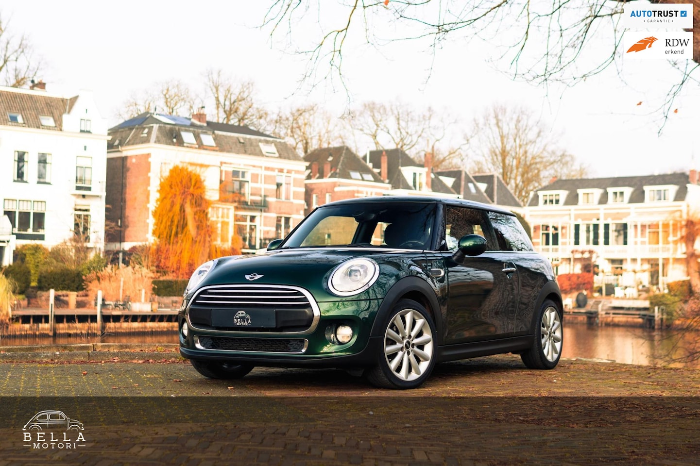 MINI Cooper - One 1.2 | British Racing Green | Pepper pakket | 17” lichtmetalen velgen | Sportstoelen | - AutoWereld.nl