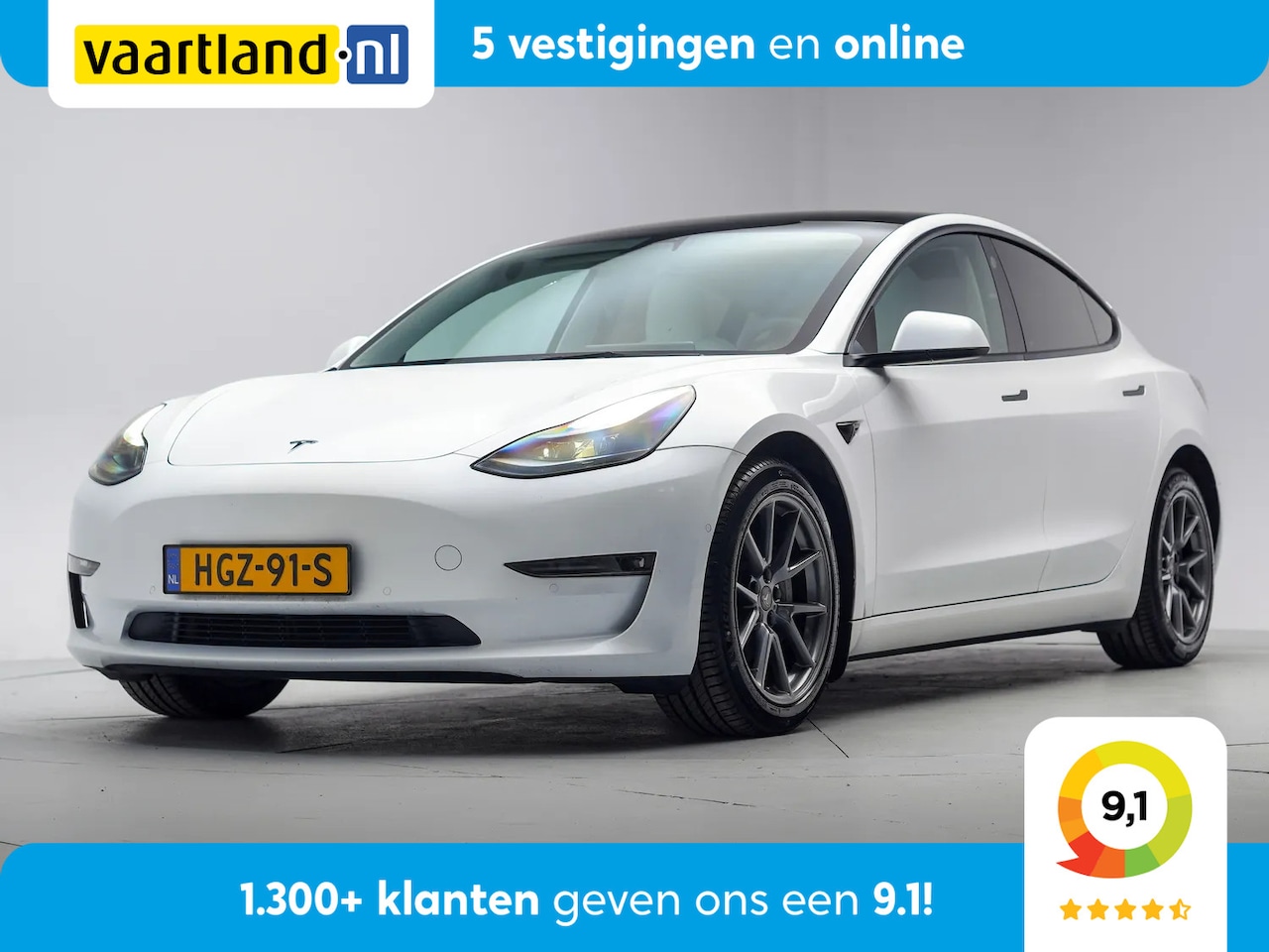 Tesla Model 3 - Long Range RWD Long Range AWD 75 KWh [ Panoramadak 360 Camera LED ] - AutoWereld.nl