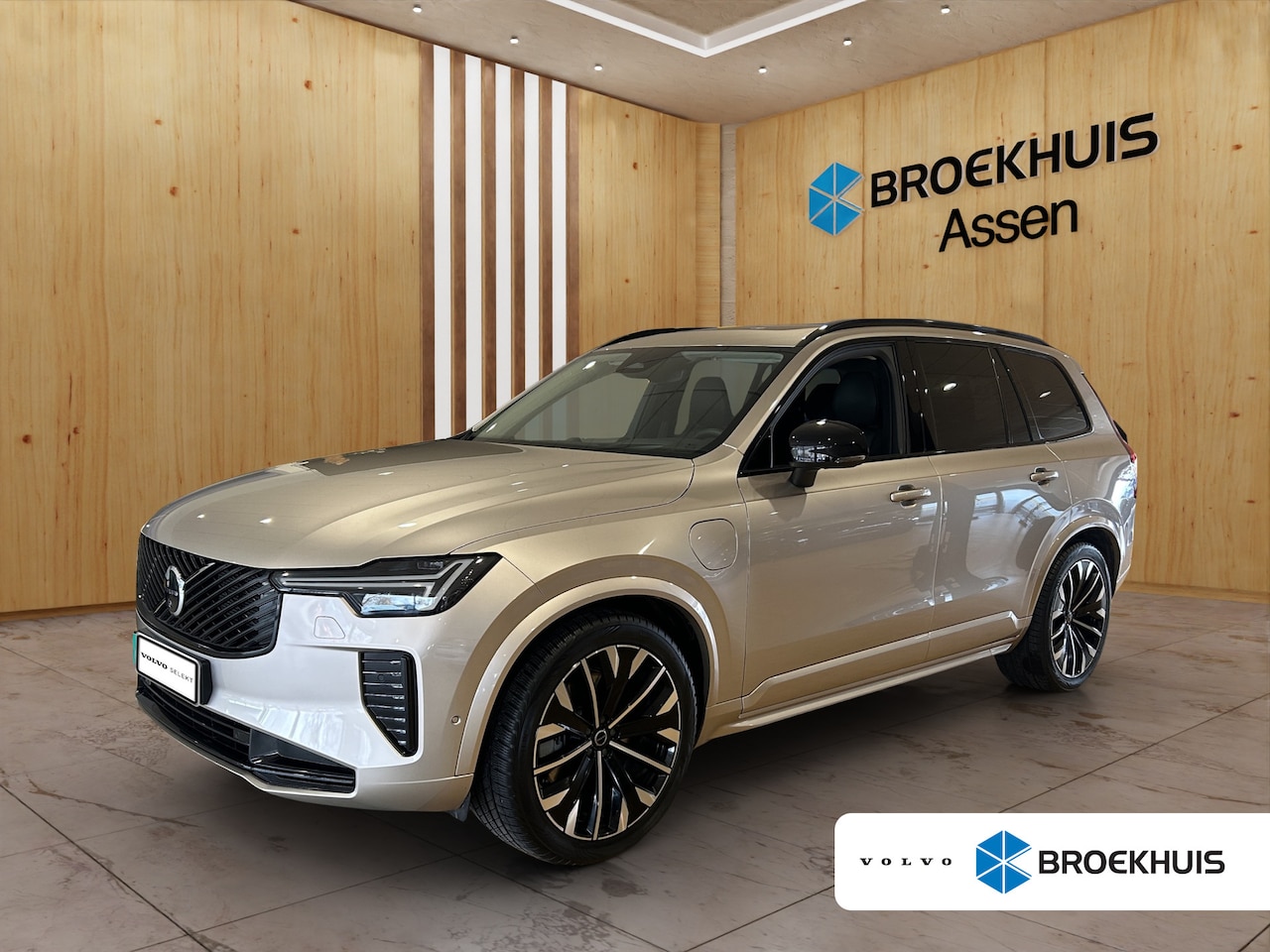 Volvo XC90 - 2.0 T8 Plug-in hybrid AWD Ultra Dark | Elektrisch glazen panorama-dak | Head-up display | - AutoWereld.nl