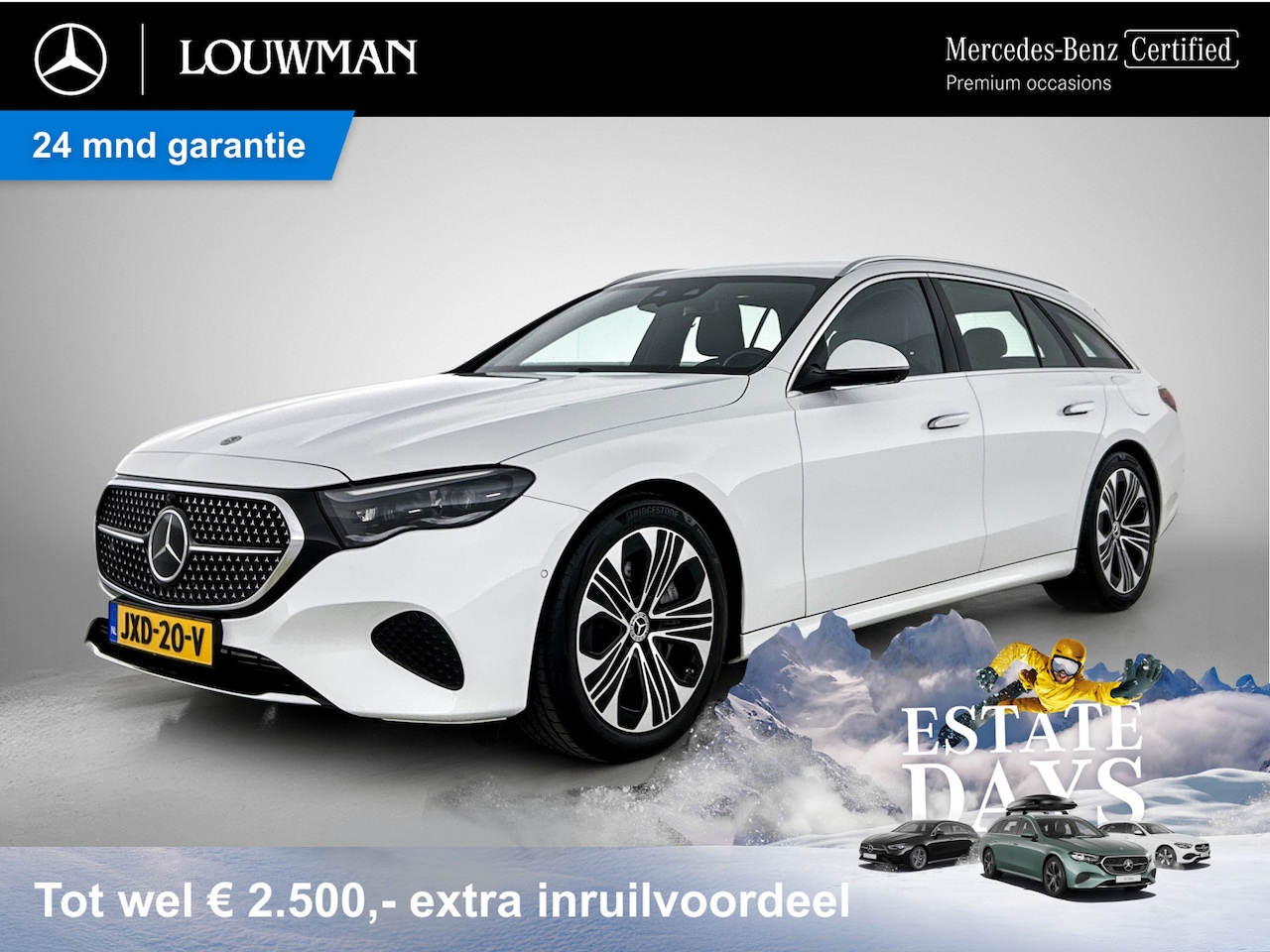 Mercedes-Benz E-klasse Estate - 300 e Luxury Line Plug-In Hybride Trekhaak | Rijassistentiepakket plus | Parkeerpakket met - AutoWereld.nl