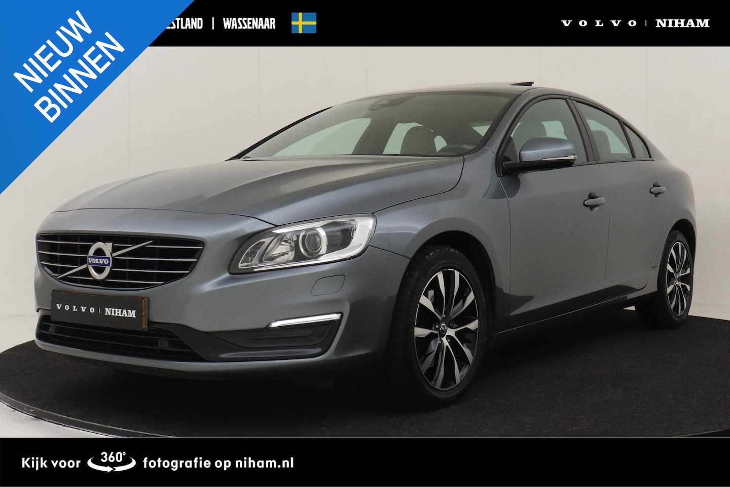 Volvo S60 - T4 (H) POLAR+ DYNAMIC -PANO.DAK|CAMERA|KEYLESS|ADAP.LED|STANDKACHEL|CRUISE|VERW.VOORRIUIT - AutoWereld.nl