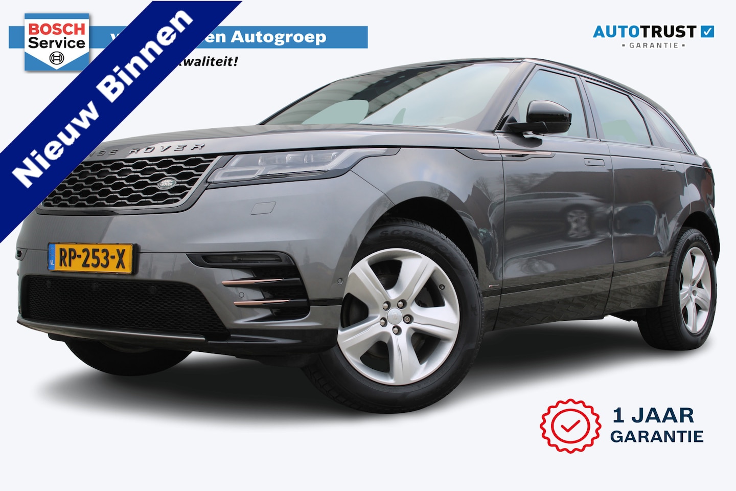 Land Rover Range Rover Velar - 2.0 I4 Turbo AWD R-Dynamic SE | Incl. 12 maanden garantie | Cruise control | Uitklapbare t - AutoWereld.nl