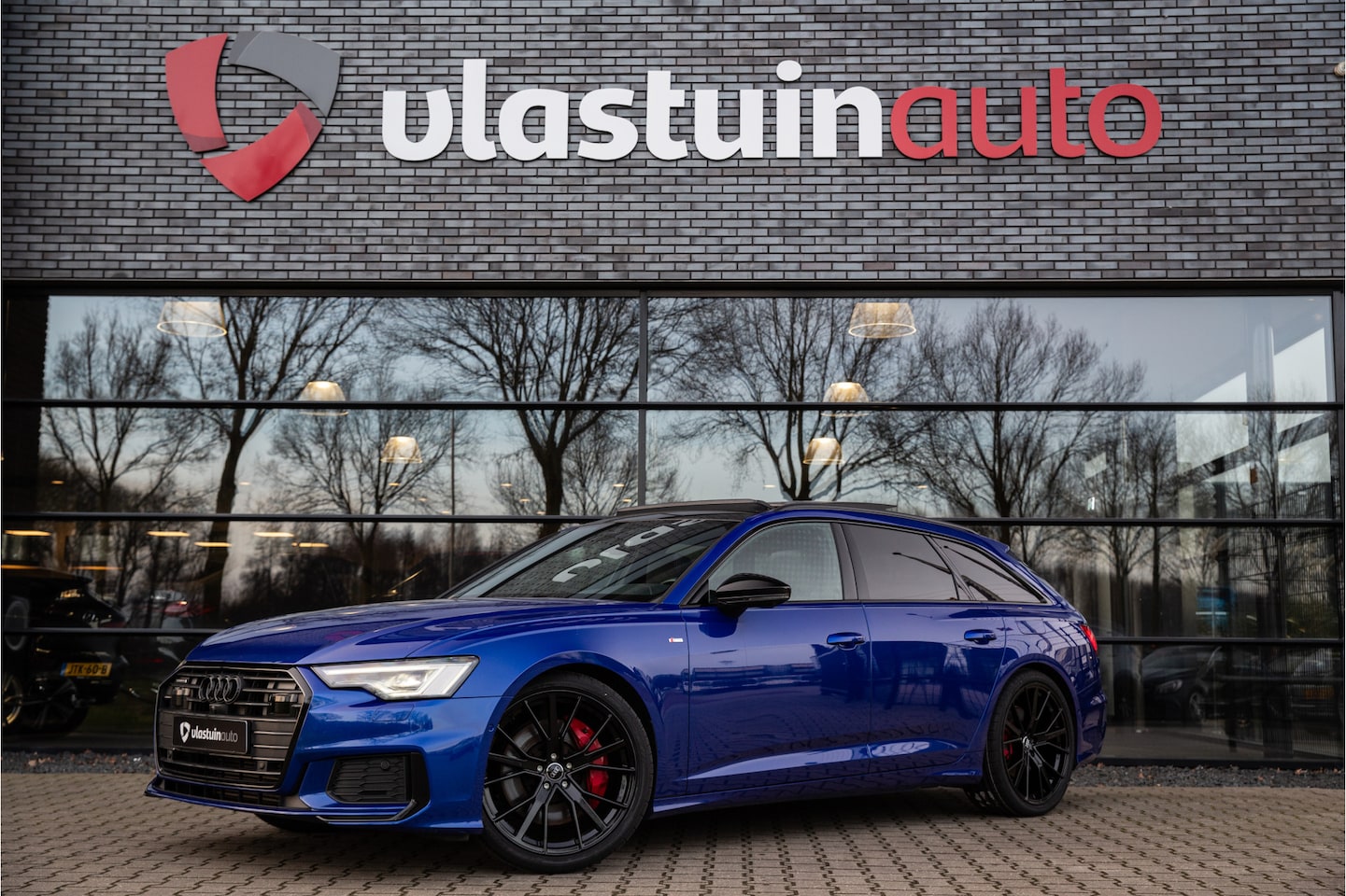 Audi A6 Avant - 55 TFSI e quattro Pro Line S Competition Ultra blauw, Panoramadak, 3D camera, B&O, Trekhaa - AutoWereld.nl