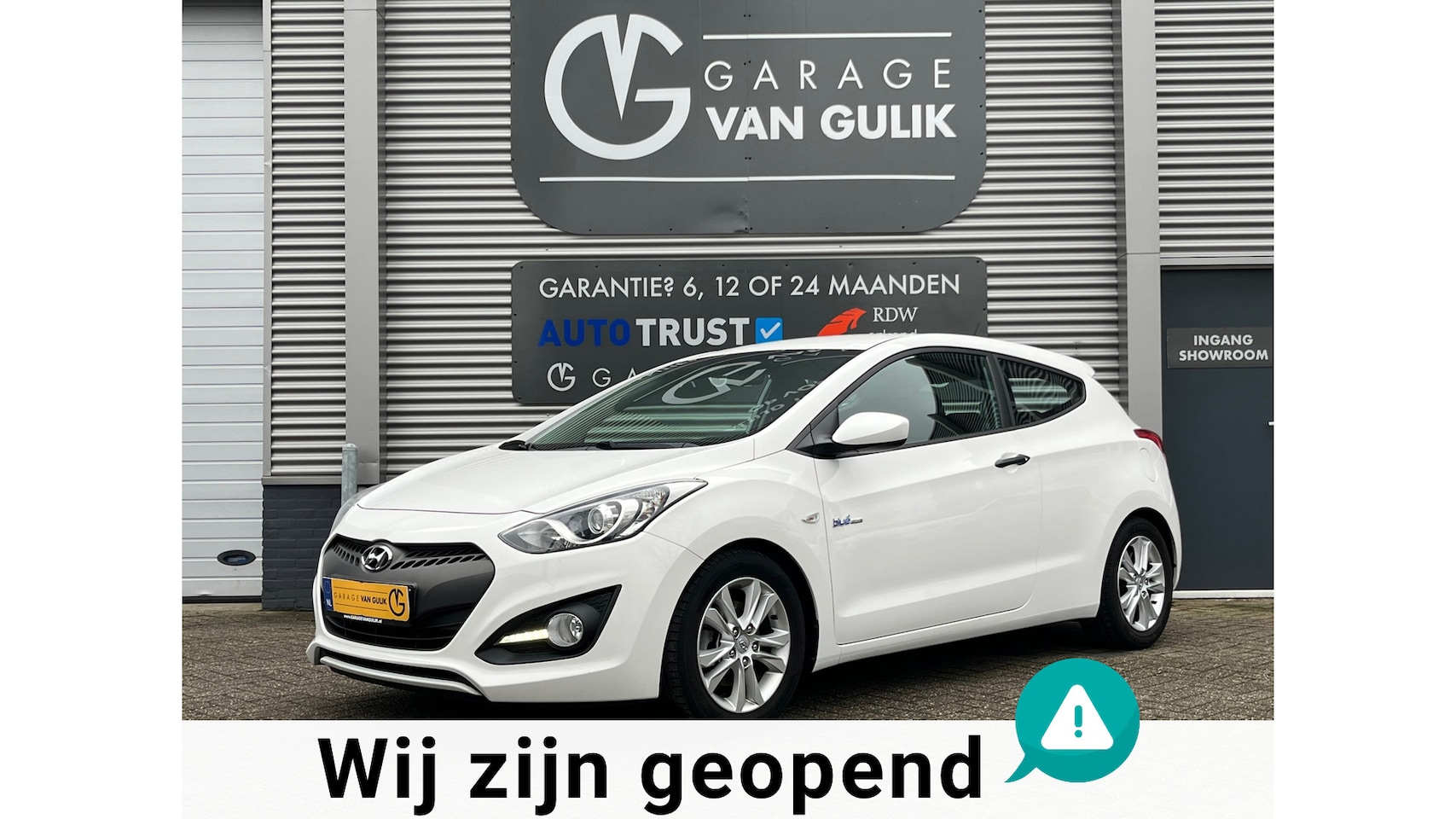 Hyundai i30 - 1.6 GDI 135PK i-Drive Cool Airco,Radio/CdSpeler,6versnellingen,Aux/Usb,Start/Stop,Stuurb,1 - AutoWereld.nl