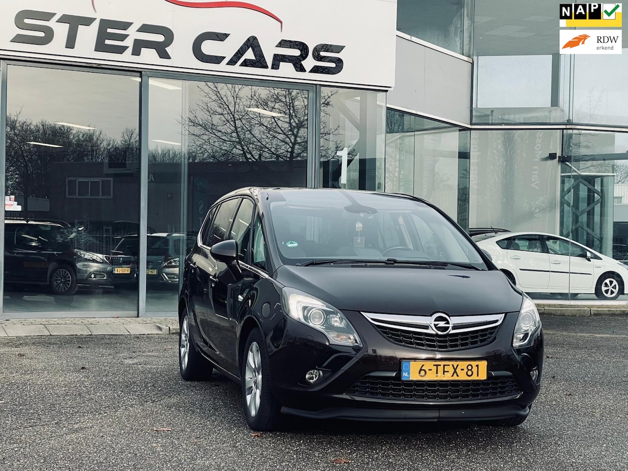 Opel Zafira Tourer - 1.4 Cosmo 1.4 Cosmo, 7 Persoon, Automaat, Trekhaak, NAP, APK - AutoWereld.nl