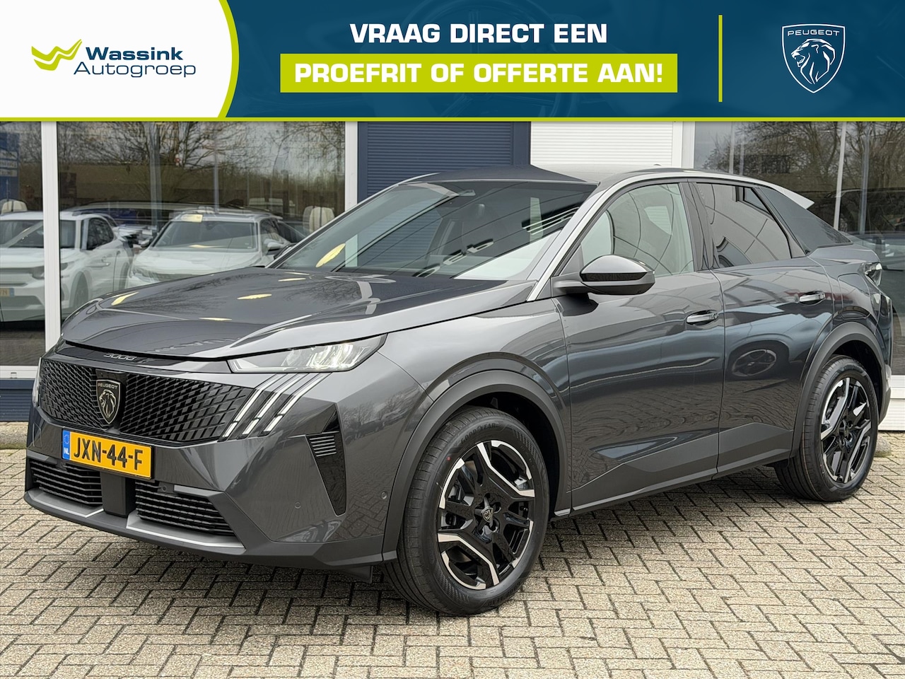 Peugeot e-3008 - EV 96 kWh 230pk Long Range Allure | Warmtepomp | Trekhaak | Stoelverwarming | Navigatie | - AutoWereld.nl