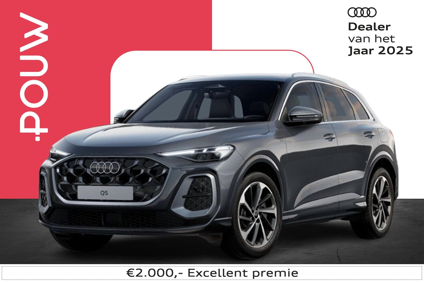 Audi Q5 - 2.0 TFSI 299pk e-hybrid quattro S edition | Trekhaak | LMV 20" | Rondomzicht Camera - AutoWereld.nl