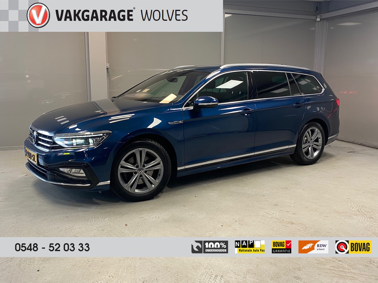 Volkswagen Passat Variant - 1.5 TSI R-Line Business + |MATRIX- LED | CAMERA | ELEKT. ACHTERKLEP | - AutoWereld.nl