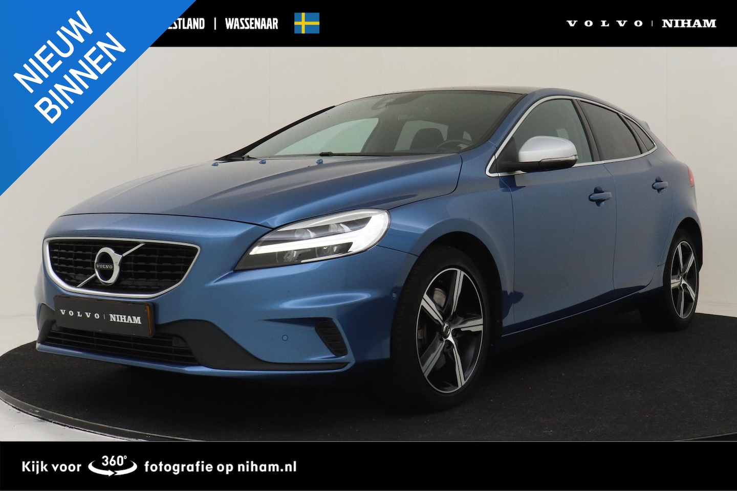 Volvo V40 - T3 AUT. POLAR+ SPORT -PANO.DAK|HARMAN/KARDON|KEYLESS|STANDKACHEL|PRIVACY.GLAS|CAMERA|AUT.P - AutoWereld.nl