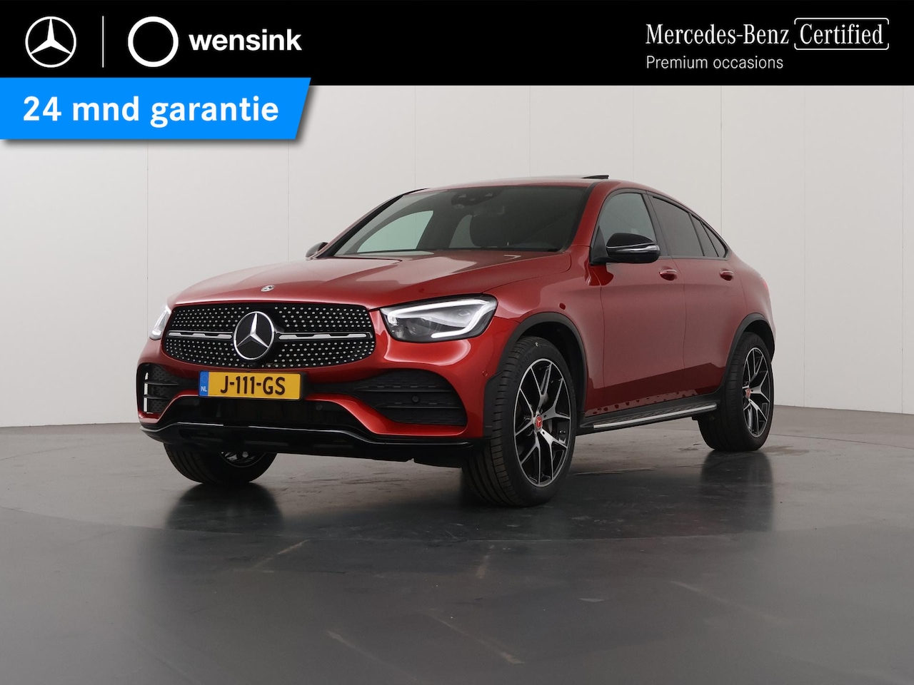 Mercedes-Benz GLC-klasse Coupé - 200 Premium Plus | Night | Schuifdak | Burmester | Memory | Designo interieur | Trekhaak | - AutoWereld.nl