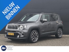 Jeep Renegade - 1.3T DDCT Limited | Apple-Android | Schuif-Kanteldak | Adaptive Cruise Control | Dealerond