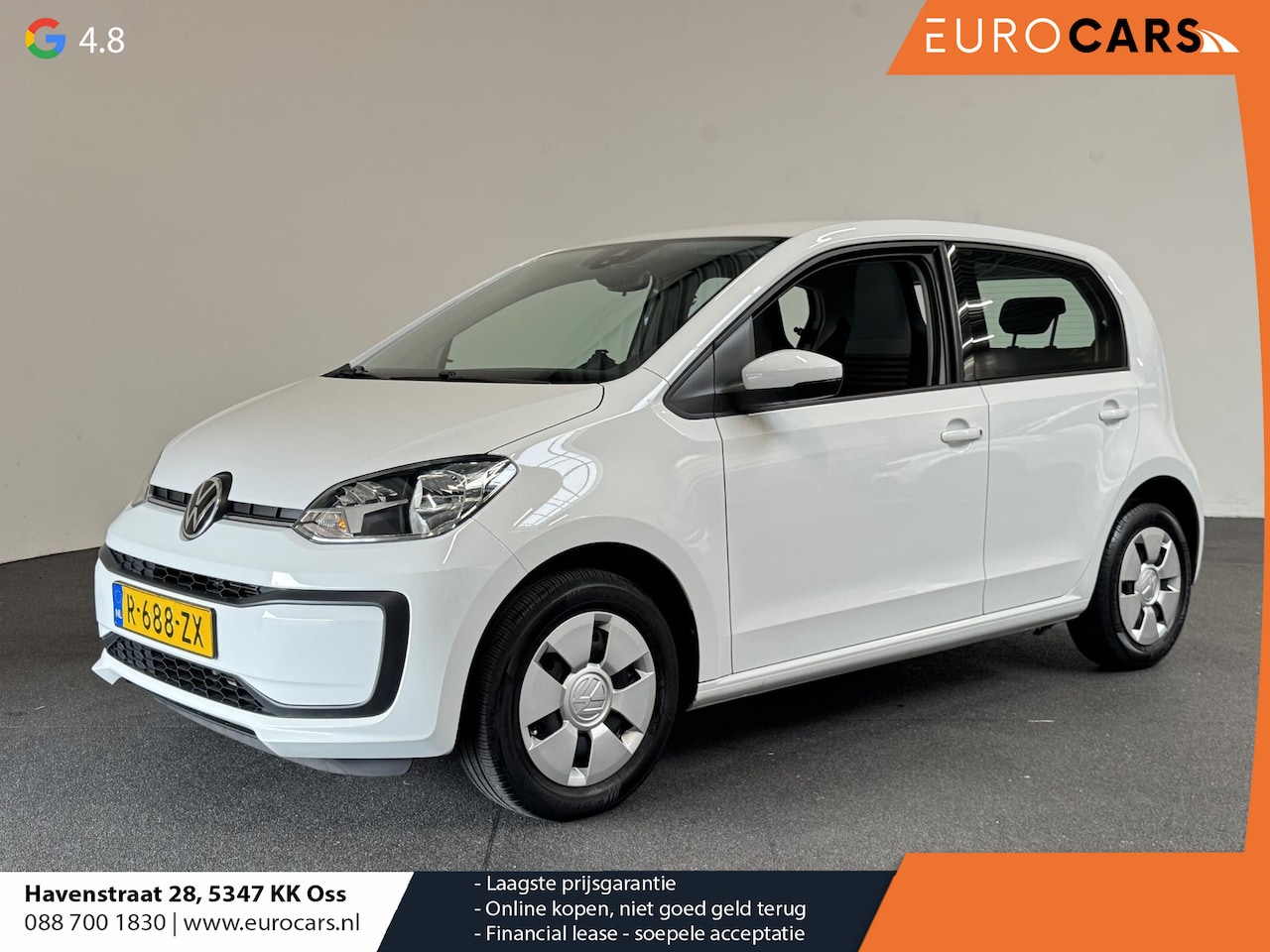 Volkswagen Up! - 1.0 | Airco | Bluetoooth | Led | Dab | 5 deurs - AutoWereld.nl