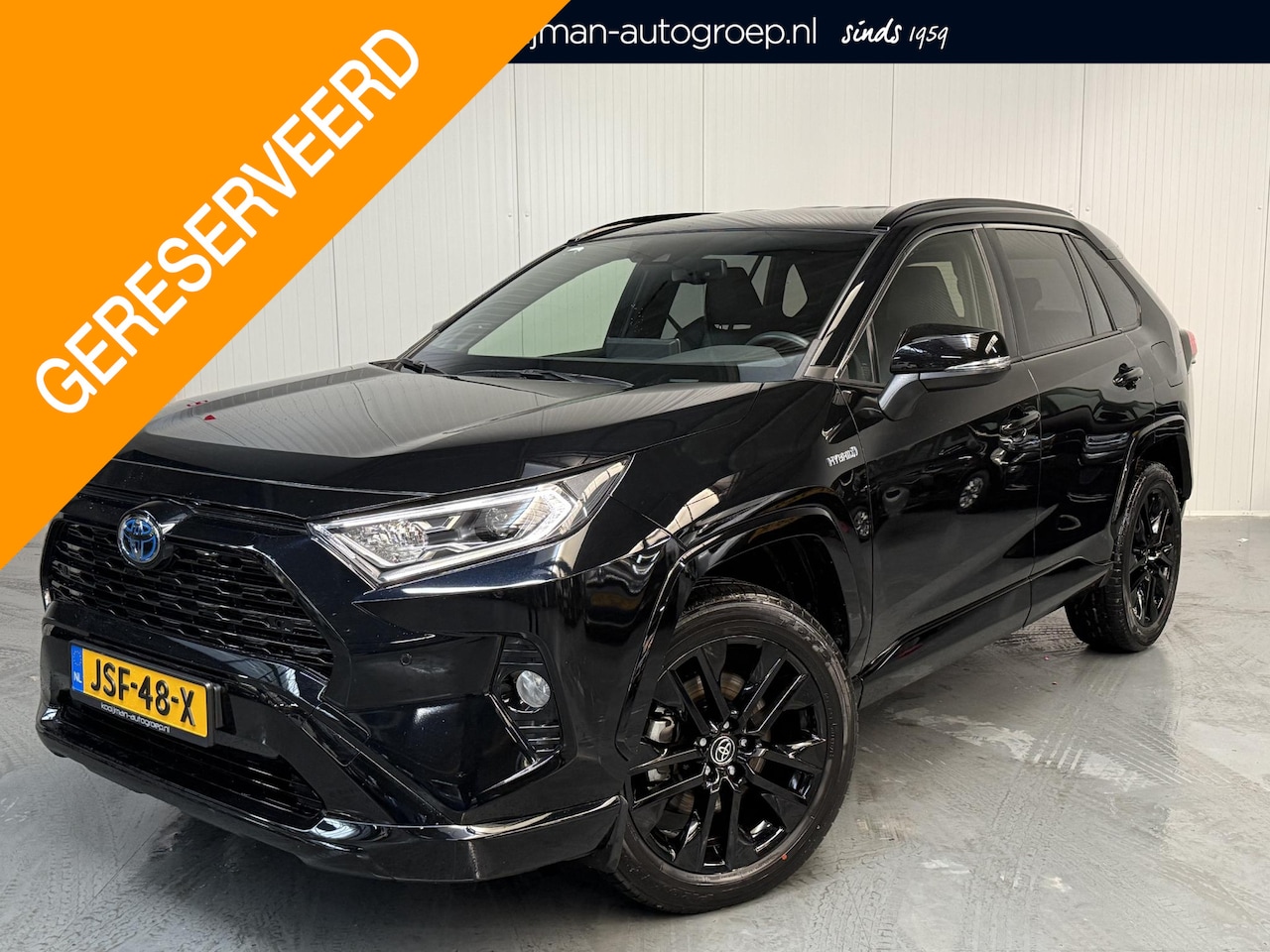 Toyota RAV4 - 2.5 Hybrid AWD Black Edition 1650 kg trekgewicht, slechts 29896 km, 4WD, JBL, Stoelverwarm - AutoWereld.nl