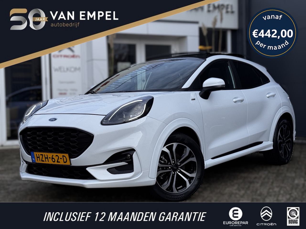 Ford Puma - 1.0 EcoBoost Hybrid ST-Line | 155 PK | Automaat | Panoramadak | Navigatie | Stoel + Stuurv - AutoWereld.nl