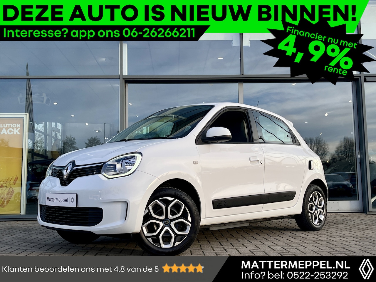 Renault Twingo Z.E. - R80 E-Tech Collection | SOH 92% | Navigatie | All Seasons | Climate Control | Cruise Contr - AutoWereld.nl