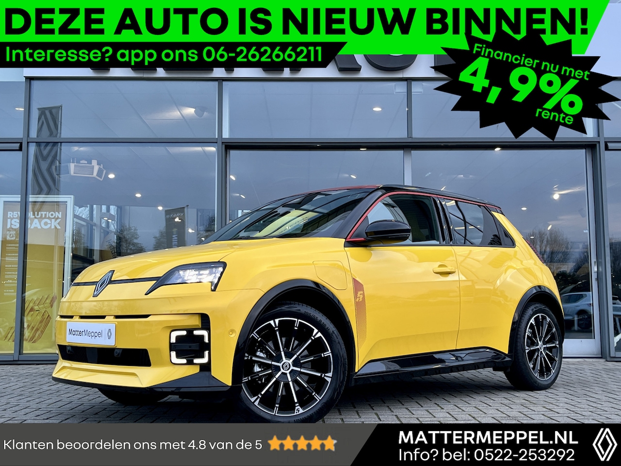 Renault 5 - Comfort Range Iconic Cinq 52 kWh 150PK | Harman Kardon | SOH 100% | Pack Safety | Pack Adv - AutoWereld.nl