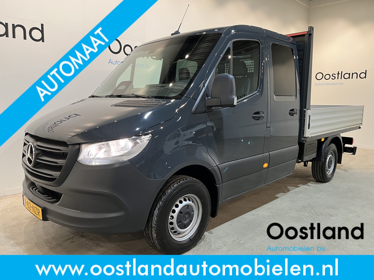 Mercedes-Benz Sprinter - 317 CDI L2 RWD DC Dubbel Cabine Automaat Open Laadbak / Euro 6 / Airco / Cruise Control / - AutoWereld.nl