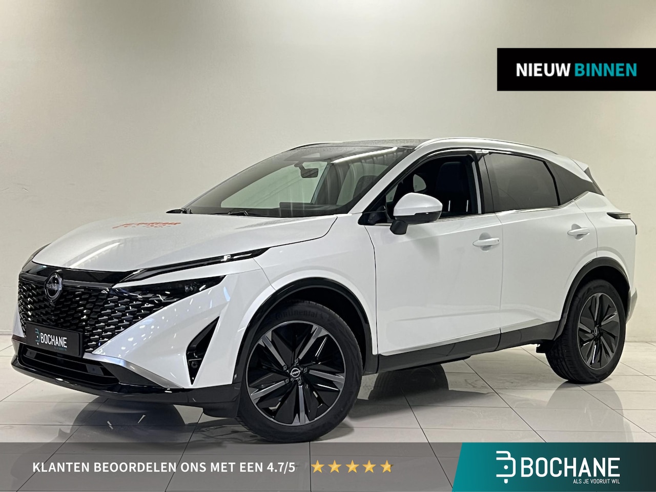 Nissan Qashqai - 1.3 MHEV Xtronic Tekna Actie-Voorraad-Auto/Stuurverwarming/Stoelverwarming/Lederenbekledin - AutoWereld.nl