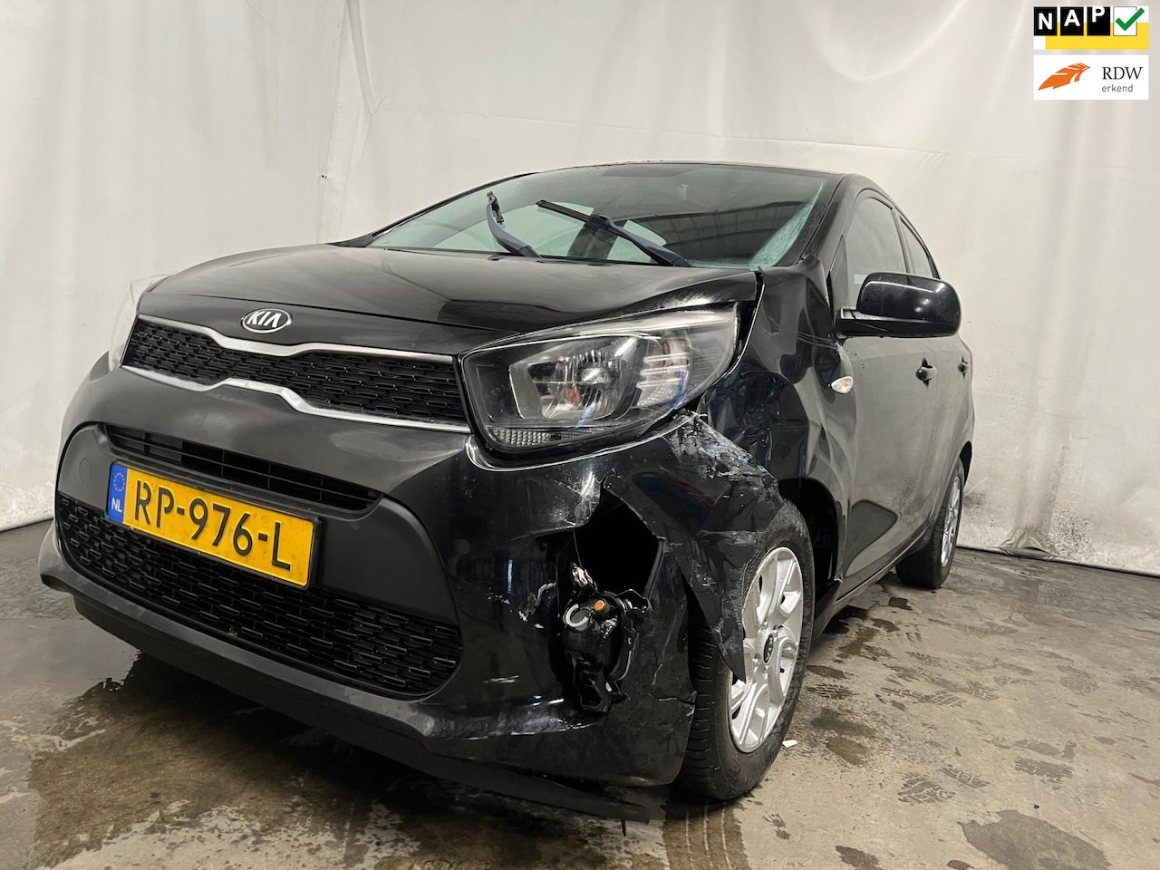 Kia Picanto - 1.0 CVVT ComfortPlusLine Navigator SCHADEAUTO!! - AutoWereld.nl