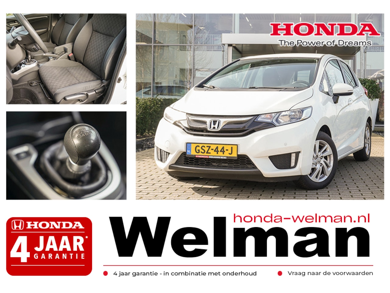 Honda Jazz - 1.3i VTEC COMFORT - STOELVERWARMING - ALL WEATHERS - AutoWereld.nl