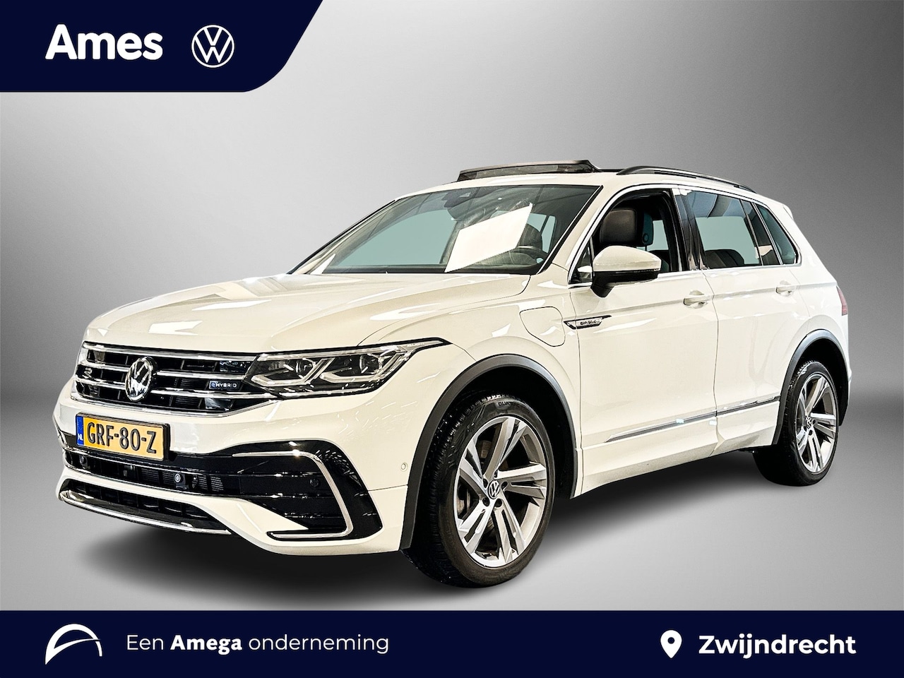 Volkswagen Tiguan - 1.4 245pk TSI eHybrid R-Line Business+ Panoramisch schuif-, kanteldak | Trekhaak | Navigat - AutoWereld.nl