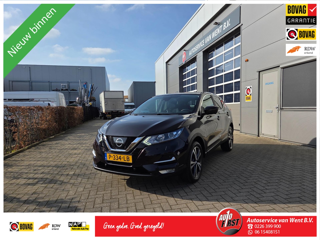 Nissan Qashqai - 1.2 Tekna 117.000km Rijklaar incl 1 jaar Bovag garantie - AutoWereld.nl